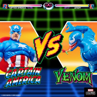 Captain America vs Venom Gamerverse - Marvel Legends