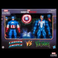 Captain America vs Venom Gamerverse - Marvel Legends