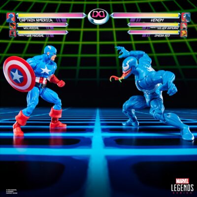 Captain America vs Venom Gamerverse - Marvel Legends