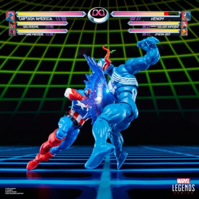 Captain America vs Venom Gamerverse - Marvel Legends
