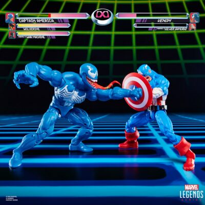 Captain America vs Venom Gamerverse - Marvel Legends