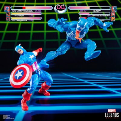 Captain America vs Venom Gamerverse - Marvel Legends