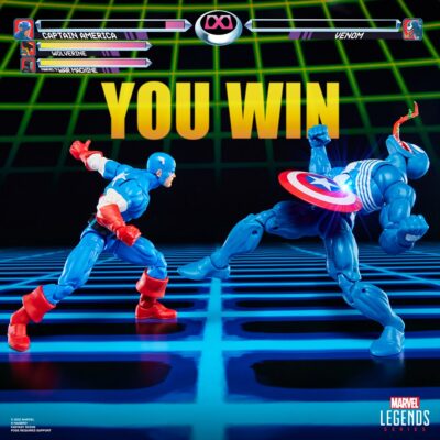 Captain America vs Venom Gamerverse - Marvel Legends