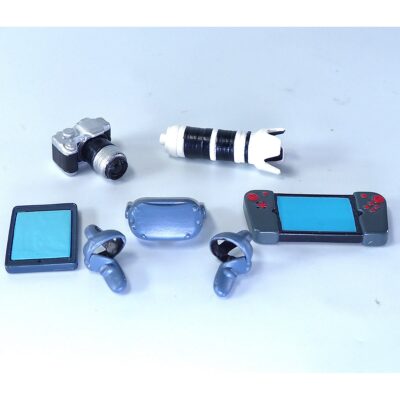 Cat With Knives Arcade Game On! Action Figure Accessories Set - Super Action Stuff!