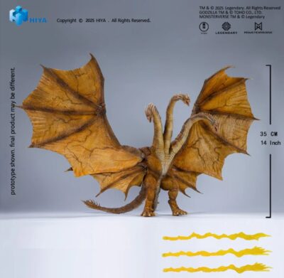 King Ghidorah 2.0 4 King Ghidorah 2.0 (Godzilla: King of the Monsters) Scale 14 Inch - HIYA Toys