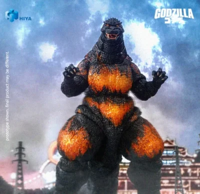 Burning Godzilla (Godzilla vs Destoroyah 1995) - HIYA Toys