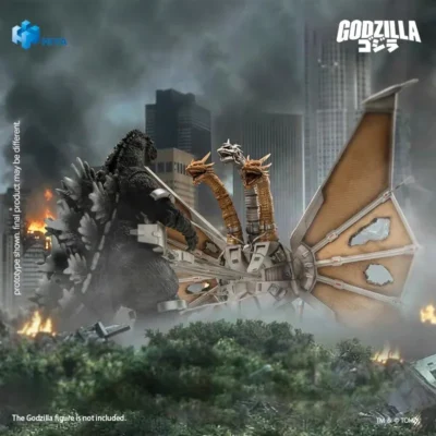 Mecha King Ghidorah Battle 2 Mecha King Ghidorah Battle Damaged (Godzilla vs. King Ghidorah) - HIYA Toys